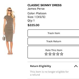 Skinny dress